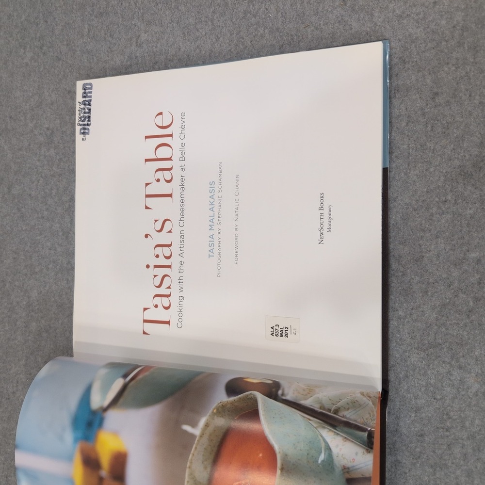 Tasia's Table Cooking with the Artisan Cheesemaker Tasia Malakasis Hardcover - Picture 4 of 5